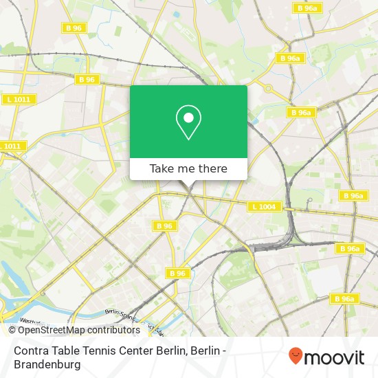 Contra Table Tennis Center Berlin map