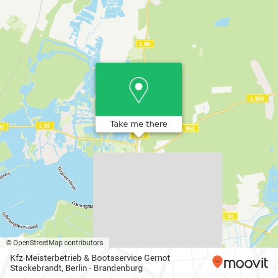 Kfz-Meisterbetrieb & Bootsservice Gernot Stackebrandt map