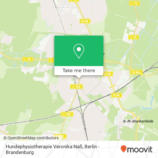 Hundephysiotherapie Veronika Naß map