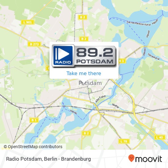 Карта Radio Potsdam