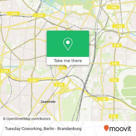 Tuesday Coworking map