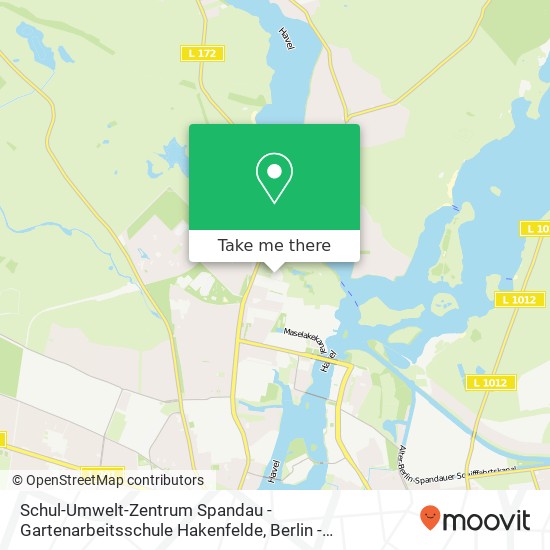 Schul-Umwelt-Zentrum Spandau - Gartenarbeitsschule Hakenfelde map