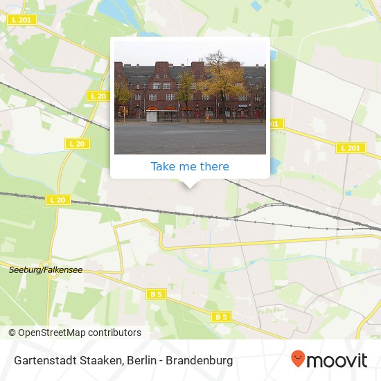 Gartenstadt Staaken map