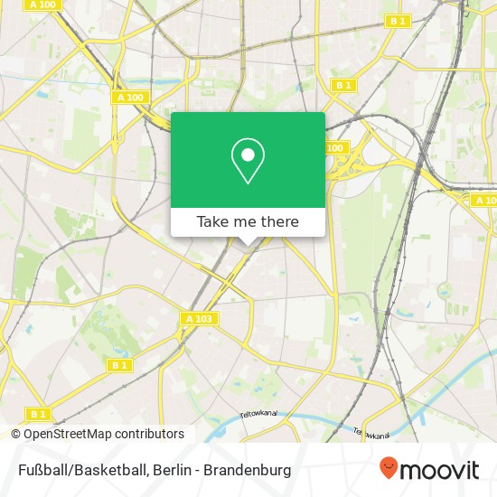 Fußball/Basketball map