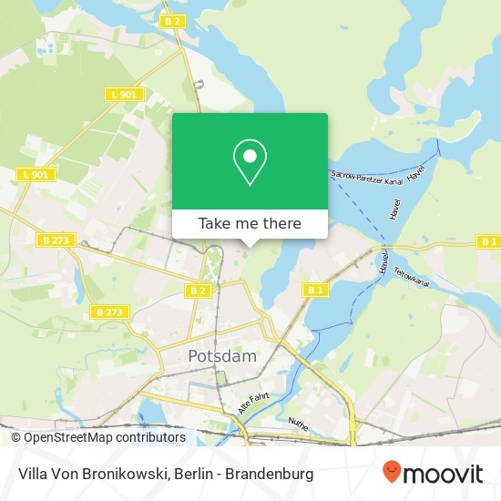 Villa Von Bronikowski map