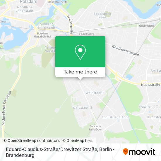 Eduard-Claudius-Straße / Drewitzer Straße map