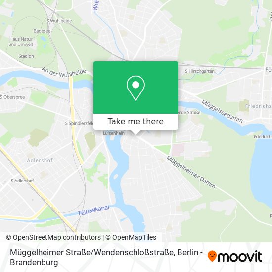 Карта Müggelheimer Straße / Wendenschloßstraße