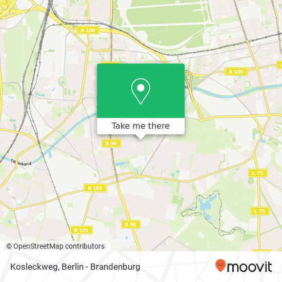 Kosleckweg map
