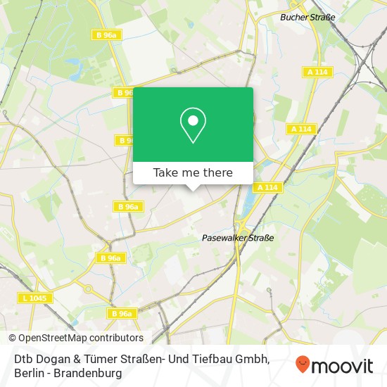 Dtb Dogan & Tümer Straßen- Und Tiefbau Gmbh map