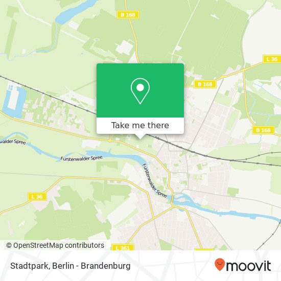 Карта Stadtpark
