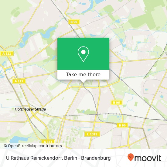 U Rathaus Reinickendorf map