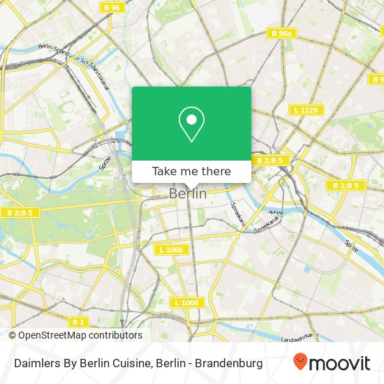Daimlers By Berlin Cuisine map