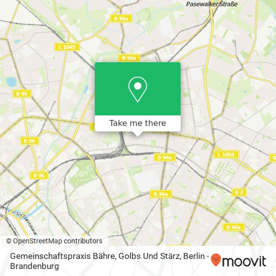 Карта Gemeinschaftspraxis Bähre, Golbs Und Stärz