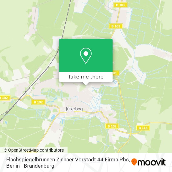 Карта Flachspiegelbrunnen Zinnaer Vorstadt 44 Firma Pbs