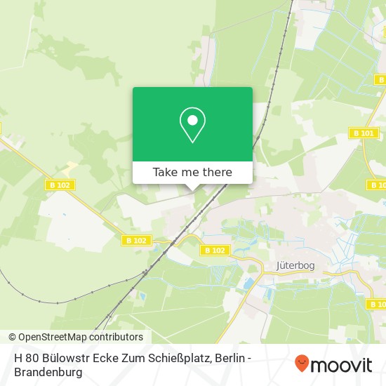 H 80 Bülowstr Ecke Zum Schießplatz map