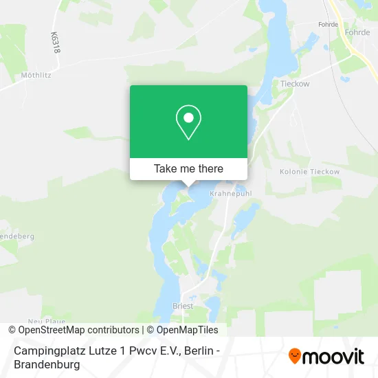 Карта Campingplatz Lutze 1 Pwcv E.V.