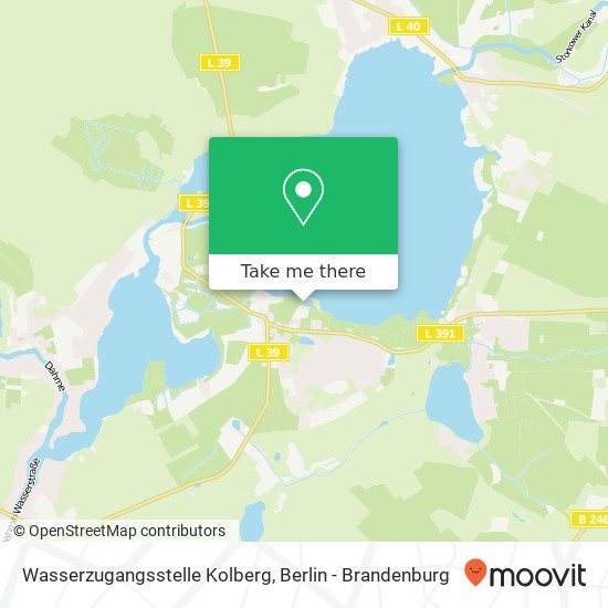 Wasserzugangsstelle Kolberg map