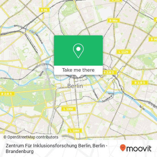 Zentrum Für Inklusionsforschung Berlin map