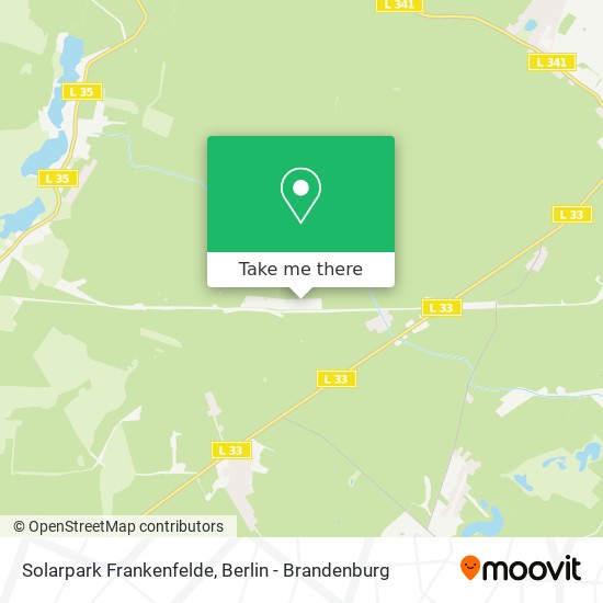 Solarpark Frankenfelde map
