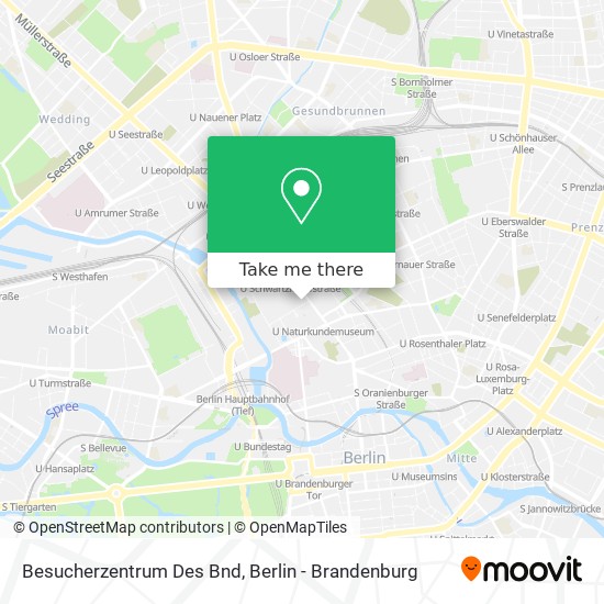 Besucherzentrum Des Bnd map