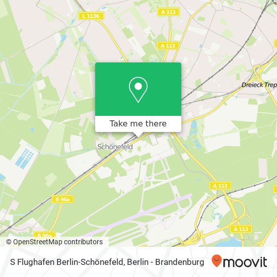 S Flughafen Berlin-Schönefeld map