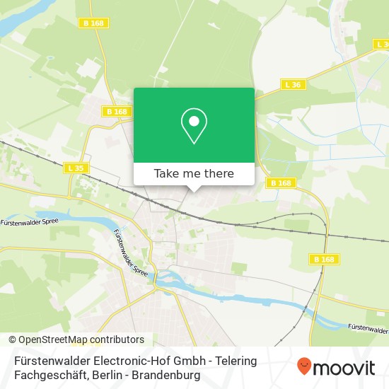 Fürstenwalder Electronic-Hof Gmbh - Telering Fachgeschäft map