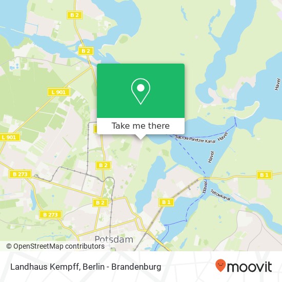 Landhaus Kempff map