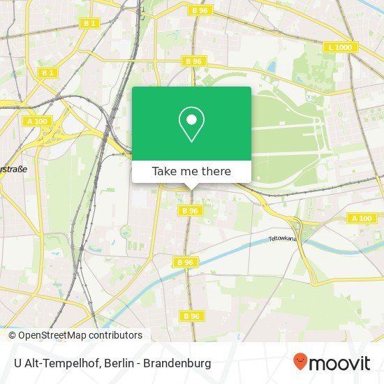 Карта U Alt-Tempelhof