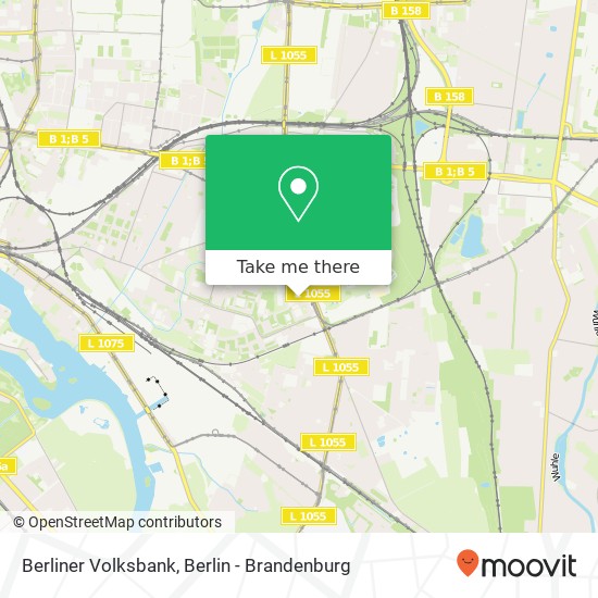 Berliner Volksbank map