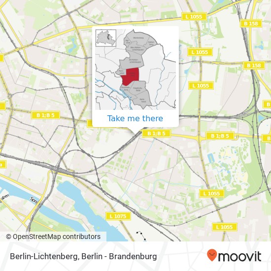 Карта Berlin-Lichtenberg