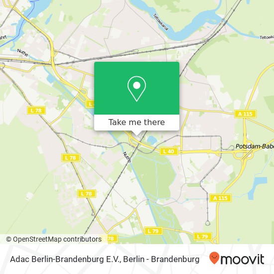 Adac Berlin-Brandenburg E.V. map