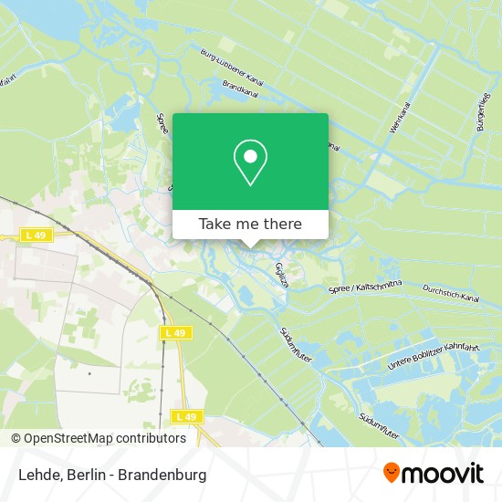 Lehde map