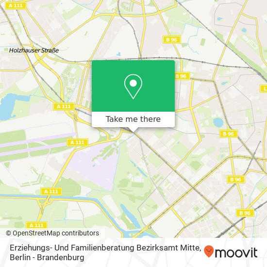 Erziehungs- Und Familienberatung Bezirksamt Mitte map