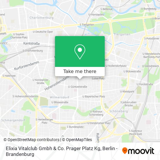 Карта Elixia Vitalclub Gmbh & Co. Prager Platz Kg