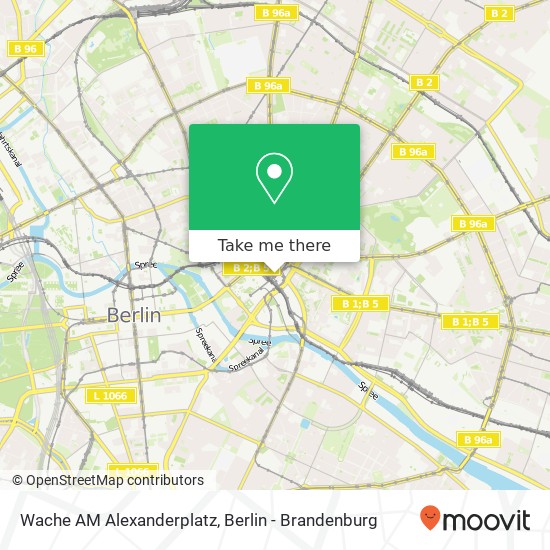 Wache AM Alexanderplatz map