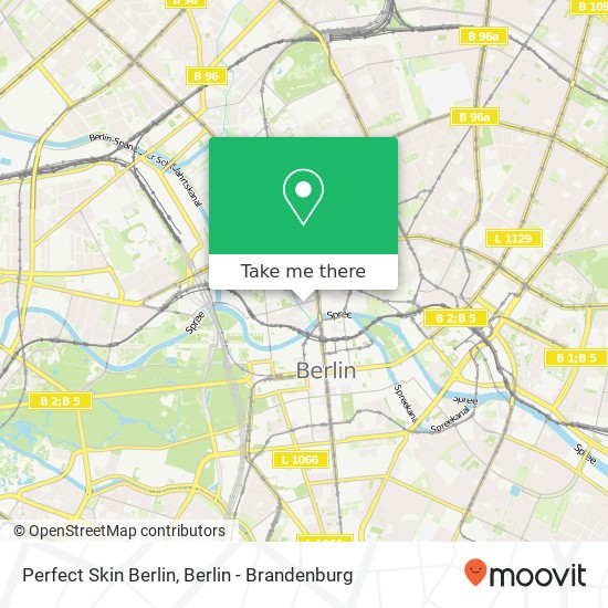 Perfect Skin Berlin map