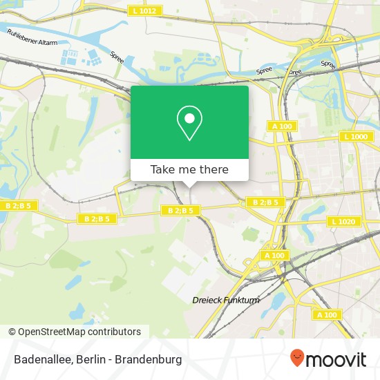 Badenallee map