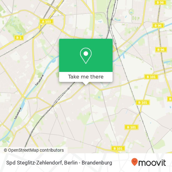 Spd Steglitz-Zehlendorf map