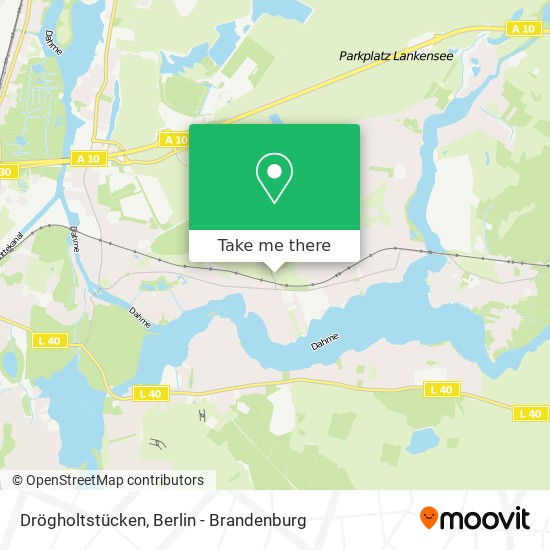 Drögholtstücken map