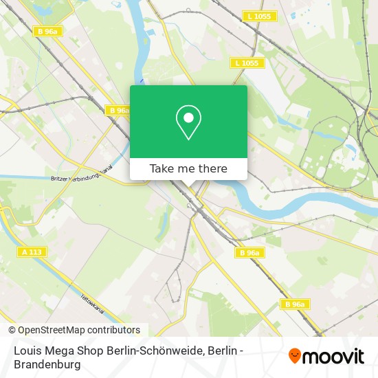 Louis Mega Shop Berlin-Schönweide map