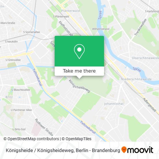 Königsheide / Königsheideweg map