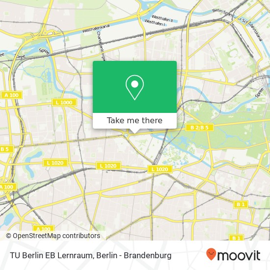 TU Berlin EB Lernraum map