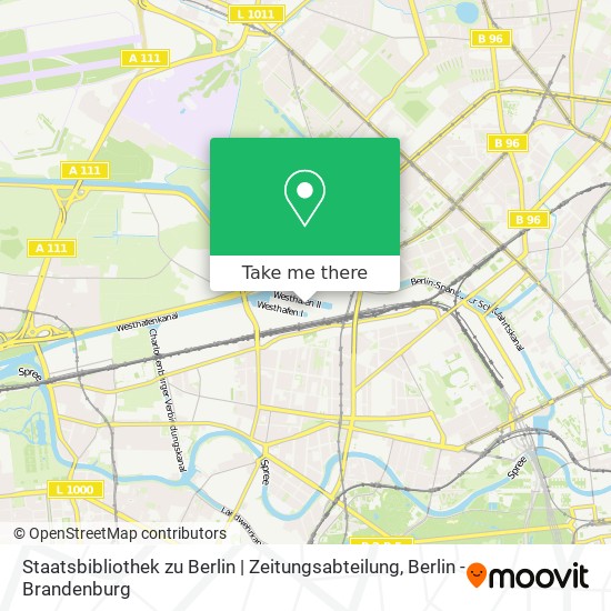 Staatsbibliothek zu Berlin | Zeitungsabteilung map