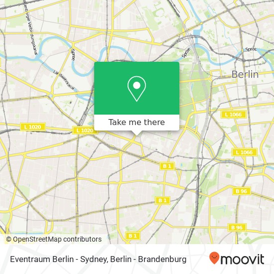 Eventraum Berlin - Sydney map