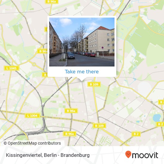 Kissingenviertel map