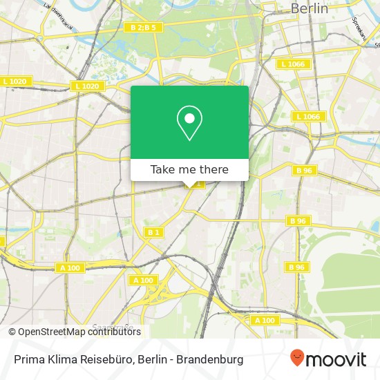 Prima Klima Reisebüro map