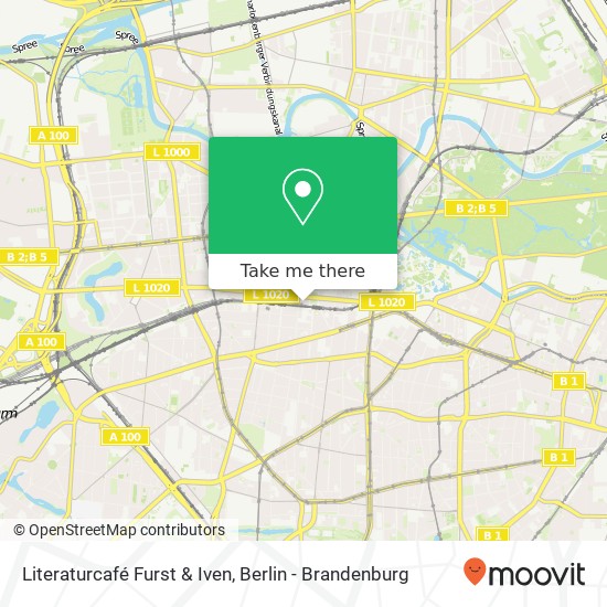 Literaturcafé Furst & Iven map