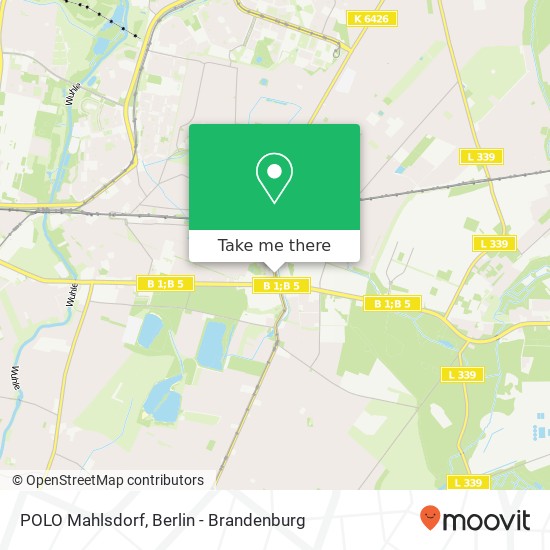 POLO Mahlsdorf map