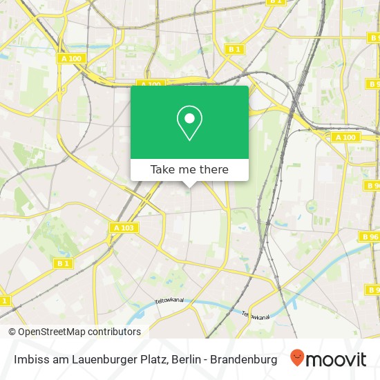 Imbiss am Lauenburger Platz map