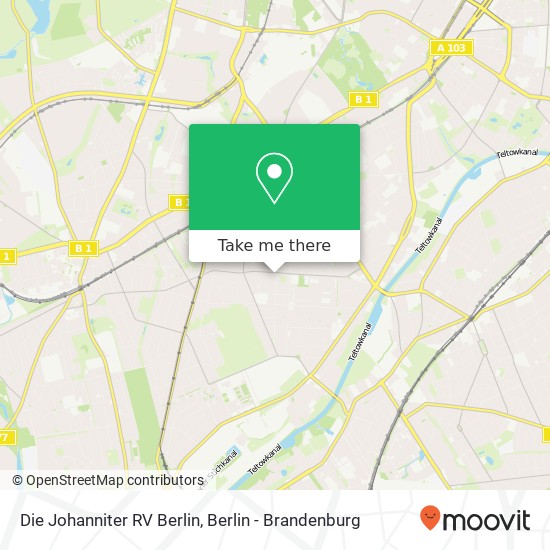 Die Johanniter RV Berlin map